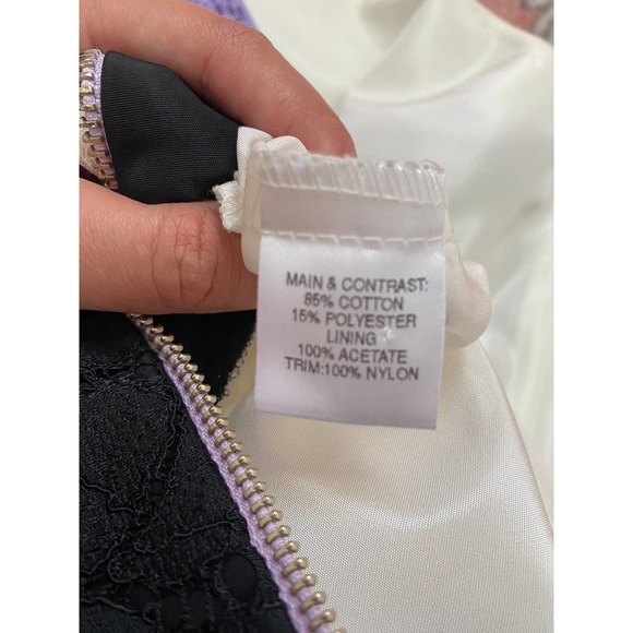 Alex Perry Color Block Lace Embroidery Mini Dress Size 8UK or 4US - Picture 3 of 14